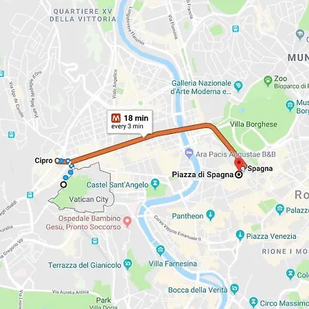 Luxury, Large Flat With Terrace On Vatican Walls 아파트 *